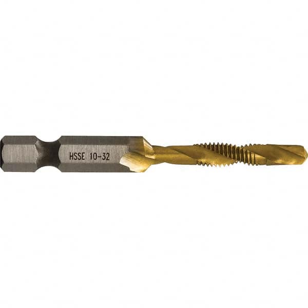 Greenlee - Combination Drill & Tap Sets Minimum Thread Size (Inch): #10-32 Maximum Thread Size (mm): M5x0.80 - All Tool & Supply