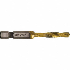 Greenlee - Combination Drill & Tap Sets Minimum Thread Size (mm): M5x0.80 Maximum Thread Size (mm): M5x0.80 - All Tool & Supply