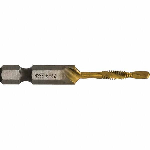 Greenlee - Combination Drill & Tap Sets Minimum Thread Size (Inch): #6-32 Maximum Thread Size (mm): M3.5x0.60 - All Tool & Supply