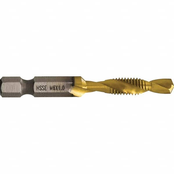 Greenlee - Combination Drill & Tap Sets Minimum Thread Size (mm): M6x1.00 Maximum Thread Size (mm): M6x1.00 - All Tool & Supply