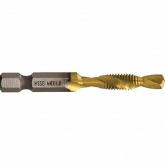 Greenlee - Combination Drill & Tap Sets Minimum Thread Size (mm): M6x1.00 Maximum Thread Size (mm): M6x1.00 - All Tool & Supply