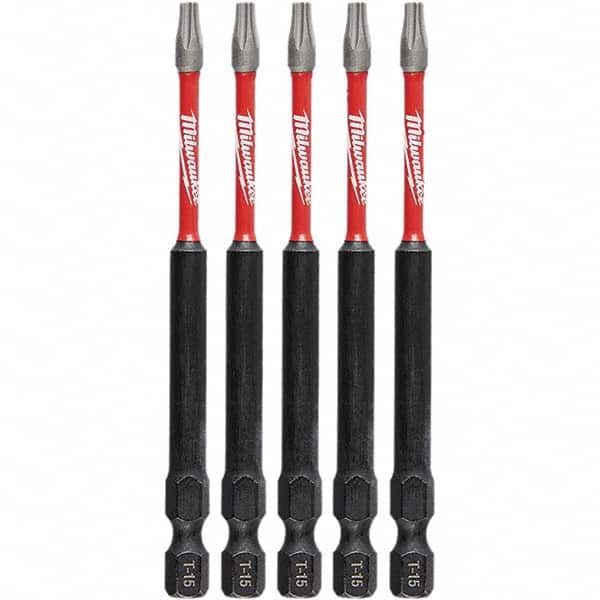 Milwaukee Tool - Power & Impact Screwdriver Bits & Holders Bit Type: Torx Torx Size: T15 - All Tool & Supply