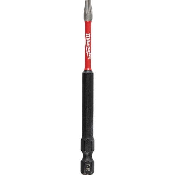 Milwaukee Tool - 1/4" Hex T15 Torx Impact Ready Bit - All Tool & Supply