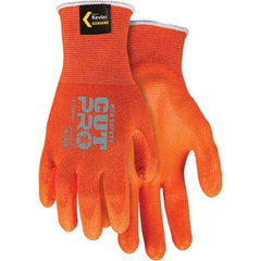 MCR Safety - Size M, ANSI Cut Lvl A4, Polyurethane Coated Cut Resistant Gloves - All Tool & Supply