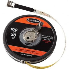 Keson - 100' x 1/2" White Blade Tape Measure - All Tool & Supply