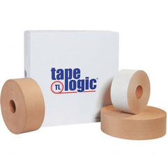 Tape Logic - Pack of (10) 450' Rolls 3" White Water Activated Adhesive Packaging Tape - All Tool & Supply