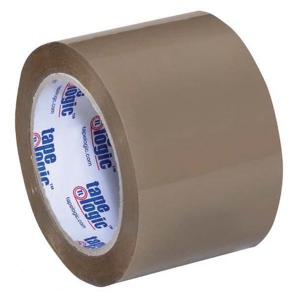 Tape Logic - Pack of (6) 55 Yd Rolls 3" Tan Acrylic Adhesive Packaging Tape - All Tool & Supply