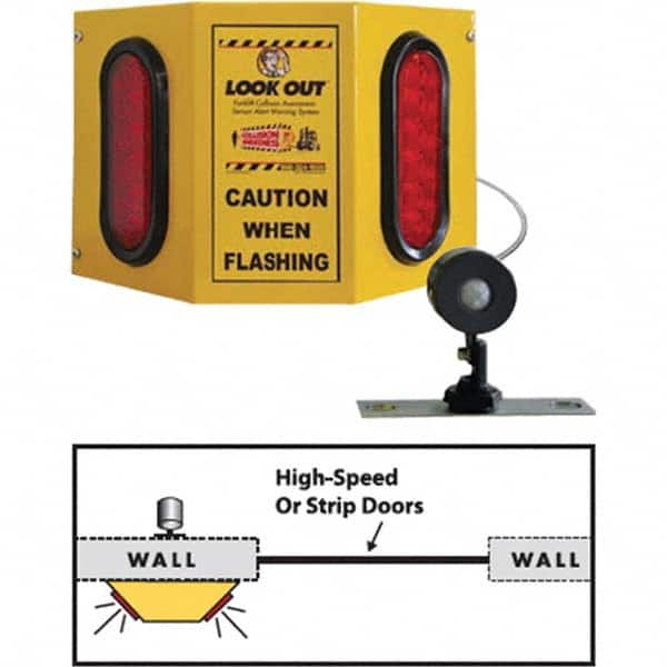 TAPCO - Auxiliary Lights Type: Forklift Warning Light Voltage: 110 VAC to 24VDC - All Tool & Supply