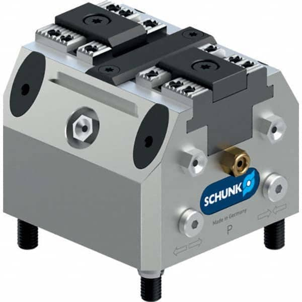 Schunk - Machine Vises Jaw Width (mm): 160.0 Throat Depth (mm): 200.0 - All Tool & Supply