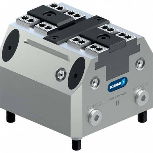 Schunk - Machine Vises Jaw Width (mm): 160.0 Throat Depth (mm): 200.0 - All Tool & Supply