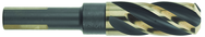 3/4" Dia. - 1-7/8 Flute Length - 4-5/16" OAL - 1/2 3-Flat Shank-HSS-118° Point Angle-Black & Gold-Series 1458 - Reduced Shank Core Drill; - All Tool & Supply