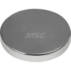 Rare Earth Disc & Cylinder Magnets; Rare Earth Metal Type: Rare Earth; Diameter (Inch): 0.500; Overall Height: 0.188 in; Height (Inch): 0.188 in; Maximum Pull Force: 7.5 lb; Maximum Operating Temperature: 180  ™F; Finish: Nickel Plated; Grade: N42; Height