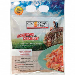 Chef Minute Meals - Emergency Preparedness Supplies Type: Ready-to-Eat Chicken Parm Meal Contents/Features: Heater Pad & Activator Solution; Cutlery Kit w/Utensils, Salt & Pepper Packets; 9-oz Entr e - All Tool & Supply