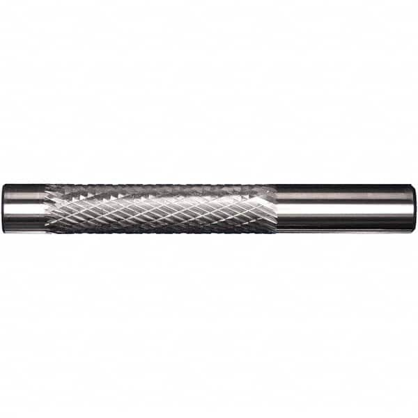 Precision Twist Drill - 1/8" Cut Diam, 1/8" Shank Diam, Carbide Double Cut Cylinder Burr with Pilot - All Tool & Supply