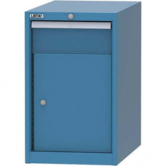 LISTA - 1 Drawer, 45 Compartment Bright Blue Steel Modular Storage Cabinet - All Tool & Supply