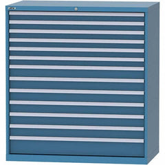 LISTA - 13 Drawer, 159 Compartment Bright Blue Steel Modular Storage Cabinet - All Tool & Supply