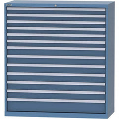 LISTA - 13 Drawer, 99 Compartment Bright Blue Steel Modular Storage Cabinet - All Tool & Supply