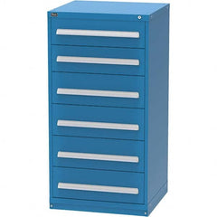 Vidmar - 6 Drawer Bright Blue Steel Modular Storage Cabinet - All Tool & Supply