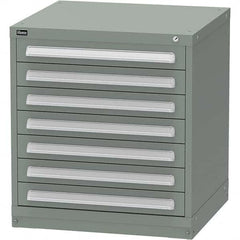 Vidmar - 7 Drawer, 124 Compartment Vidmar Green Steel Modular Storage Cabinet - All Tool & Supply