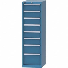 LISTA - 8 Drawer, 216 Compartment Bright Blue Steel Modular Storage Cabinet - All Tool & Supply