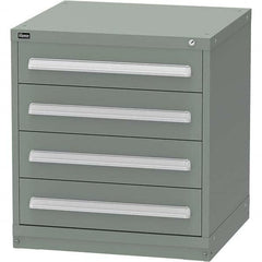 Vidmar - 4 Drawer Vidmar Green Steel Modular Storage Cabinet - All Tool & Supply