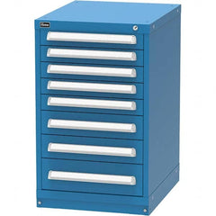 Vidmar - 8 Drawer, 45 Compartment Bright Blue Steel Modular Storage Cabinet - All Tool & Supply