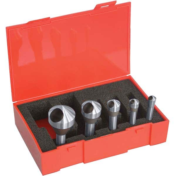 Cleveland - Countersink Sets Countersink Type: Zero Flute Minimum Head Diameter (Inch): 5/16 - All Tool & Supply