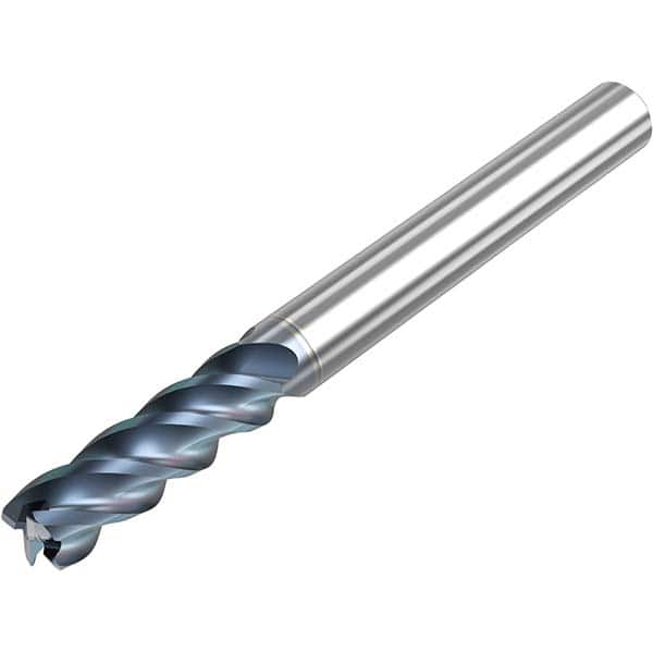 Niagara Cutter - 1/4" Diam 4 Flute Solid Carbide 0.02" Corner Radius End Mill - All Tool & Supply