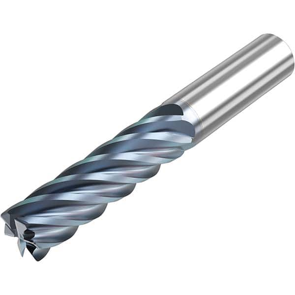 Niagara Cutter - 1" Diam 6 Flute Solid Carbide 0.03" Corner Radius End Mill - All Tool & Supply