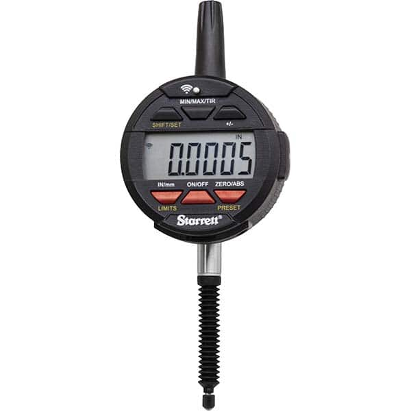 Starrett - Electronic Drop Indicators Minimum Measurement (Decimal Inch): 0 Minimum Measurement (Inch): 0 - All Tool & Supply