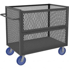 Durham - 3,600 Lb Capacity 1-Shelf 3-Sided Mesh Truck - All Tool & Supply