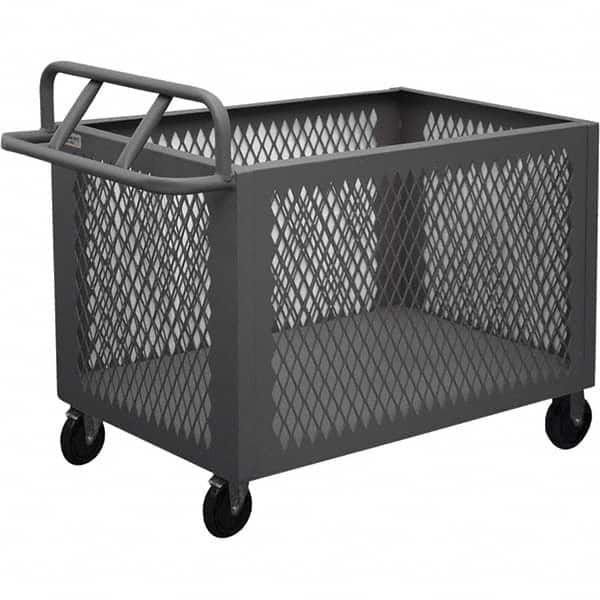 Durham - 1,400 Lb Capacity 1-Shelf 4-Sided Mesh Box Truck - All Tool & Supply