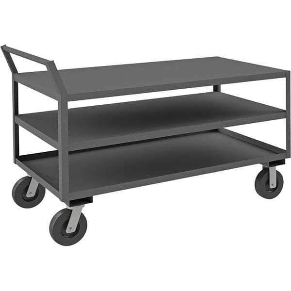 Durham - 4,800 Lb Capacity 3-Shelf Low Deck Service Truck - All Tool & Supply