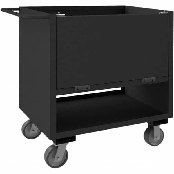 Durham - 2,000 Lb Capacity 2-Shelf 4-Sided Solid Box Truck - All Tool & Supply