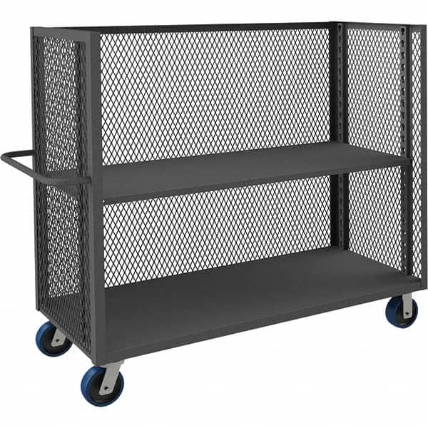 Durham - 3,600 Lb Capacity 1-Shelf 3-Sided Mesh Truck - All Tool & Supply