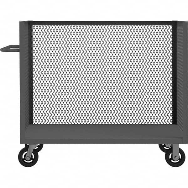 Durham - 2,000 Lb Capacity 1-Shelf 3-Sided Mesh Truck - All Tool & Supply