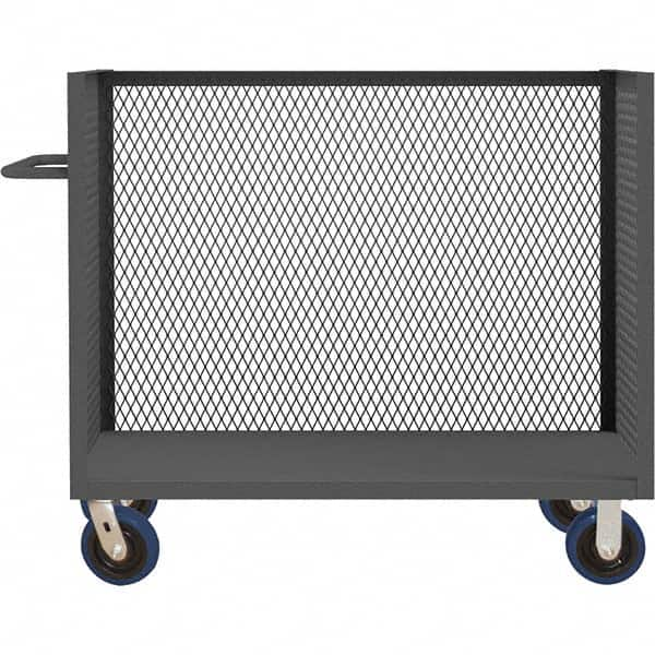 Durham - 3,600 Lb Capacity 1-Shelf 3-Sided Mesh Truck - All Tool & Supply