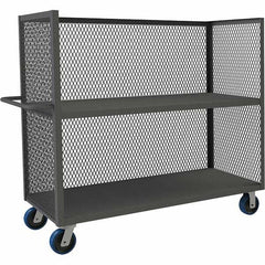 Durham - 3,600 Lb Capacity 2-Shelf 3-Sided Mesh Truck - All Tool & Supply