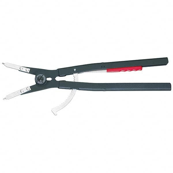 Gedore - Retaining Ring Pliers; Type: External ; Ring Size: 4-13/16 to 11-7/8 ; Features: Interchangeable Tips ; Minimum Ring Size (Decimal Inch): 4.8030 ; Tool Style: External Retaining Ring ; Maximum Ring Size (Decimal Inch): 11.8110 - Exact Industrial Supply