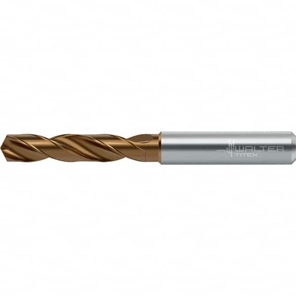 Walter-Titex - 4.5mm 140° Spiral Flute Solid Carbide Screw Machine Drill Bit - All Tool & Supply