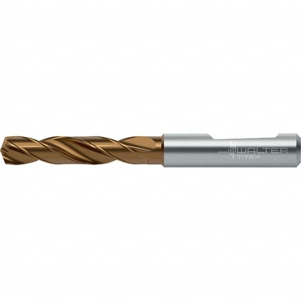 Walter-Titex - 11.55mm 140° Spiral Flute Solid Carbide Screw Machine Drill Bit - All Tool & Supply