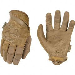 Mechanix Wear - Size S/M Work Gloves - For Work & Driver, Uncoated, Adjustable Closure Cuff, Full Fingered, Tan, Paired - All Tool & Supply