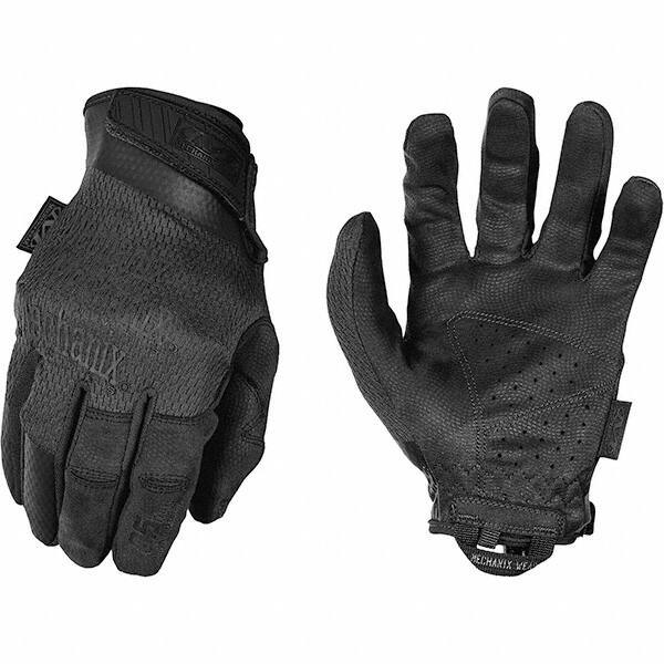 Mechanix Wear - Size L Work Gloves - For Work & Driver, Uncoated, Adjustable Closure Cuff, Full Fingered, Black, Paired - All Tool & Supply