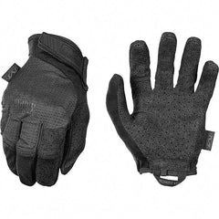 Mechanix Wear - Size L Work Gloves - For Work & Driver, Uncoated, Adjustable Closure Cuff, Full Fingered, Black, Paired - All Tool & Supply