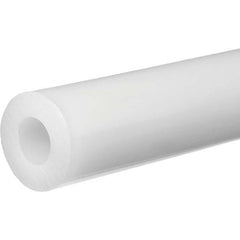 USA Sealing - 1/2" ID x 3/4" OD, 36" Long, White PTFE Round Tube - All Tool & Supply