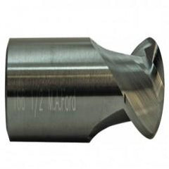 3/8 TuffCut GP Stub Length 2 Fl Ball Nose TiN Coated Center Cutting End Mill - All Tool & Supply