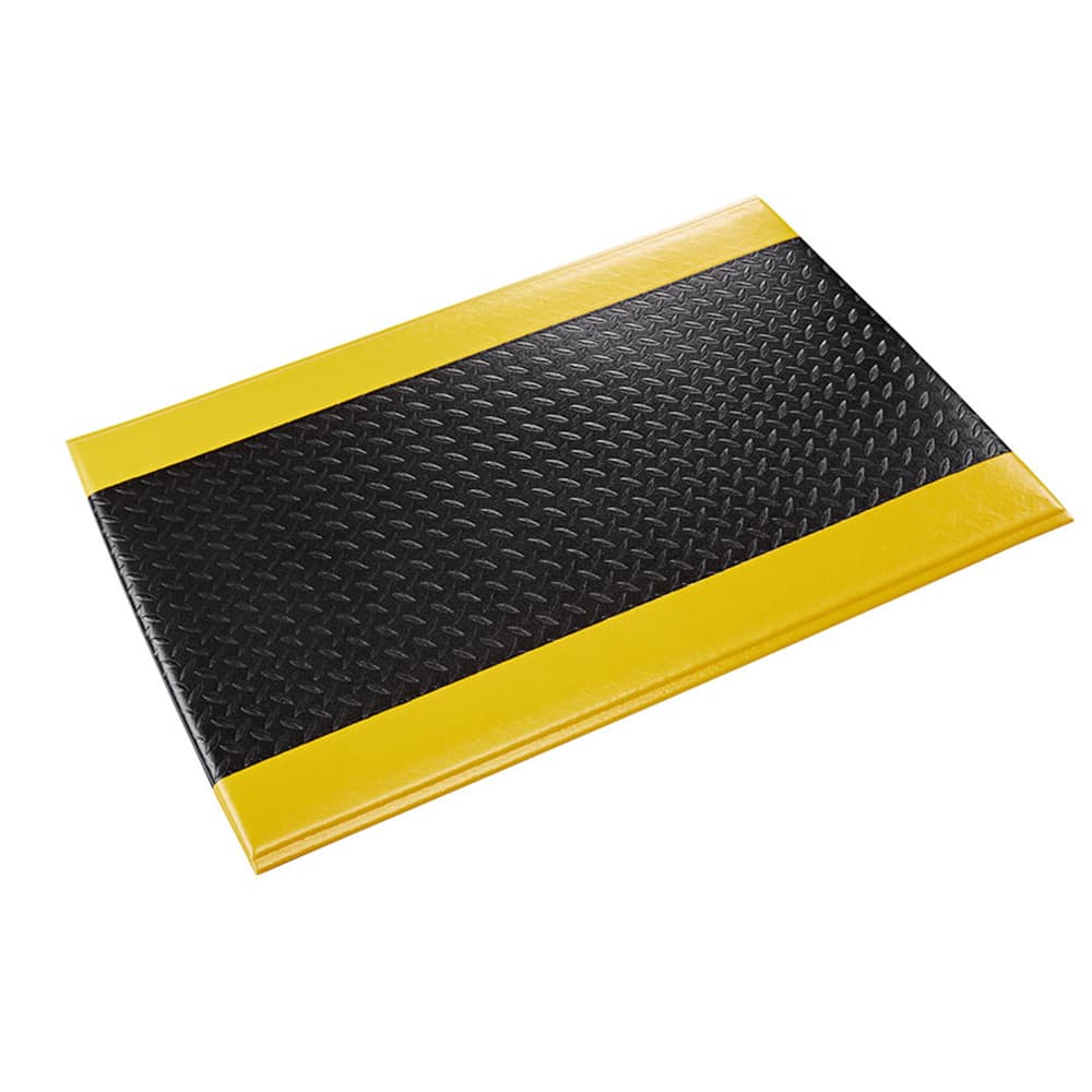 Crown Matting - Anti-Fatigue Matting; Dry or Wet Environment: Dry ; Length (Feet): 12.000 ; Width (Inch): 36 ; Width (Feet): 3.00 ; Thickness (Inch): 9/16 ; Surface Pattern: Diamond-Plate - Exact Industrial Supply