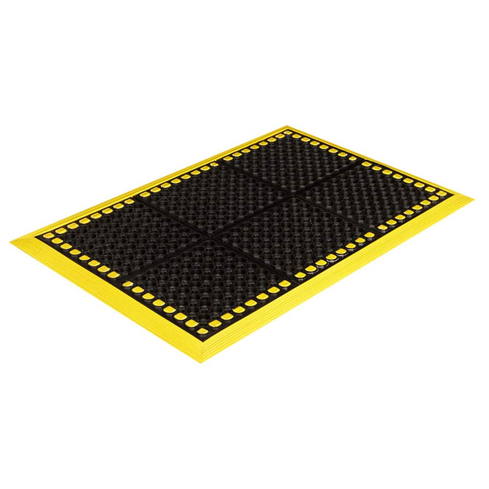 Crown Matting - Anti-Fatigue Matting; Dry or Wet Environment: Wet ; Length (Feet): 10.000 ; Width (Inch): 40 ; Width (Feet): 3.00 ; Thickness (Inch): 7/8 ; Surface Pattern: Raised Circles - Exact Industrial Supply