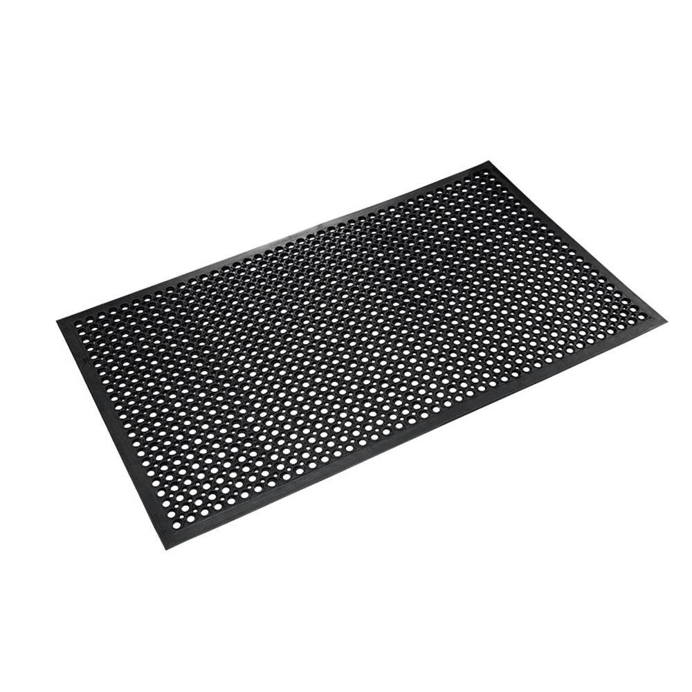 Crown Matting - Anti-Fatigue Matting; Dry or Wet Environment: Wet ; Length (Feet): 15.000 ; Width (Inch): 36 ; Width (Feet): 3.00 ; Thickness (Inch): 1/2 ; Surface Pattern: Raised Circles - Exact Industrial Supply