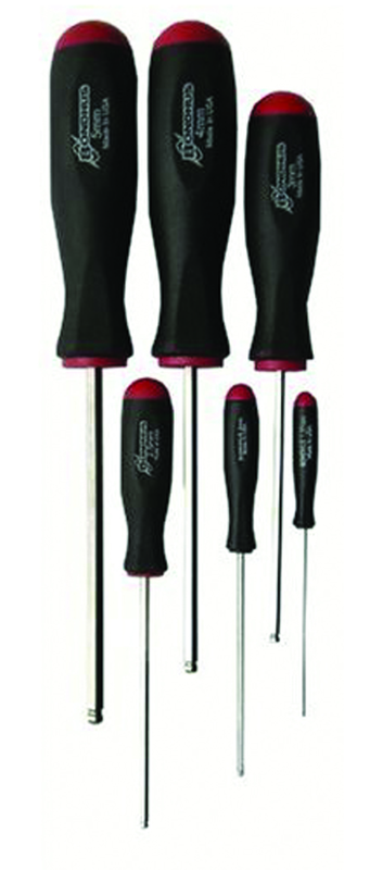 6PC BALL END SCREWDRIVER SET - All Tool & Supply